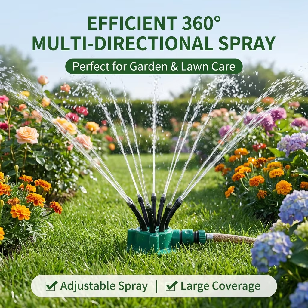 Agriculture Farming Systems - 360 Degree Automatic Multi-Head Sprinkler, Garden