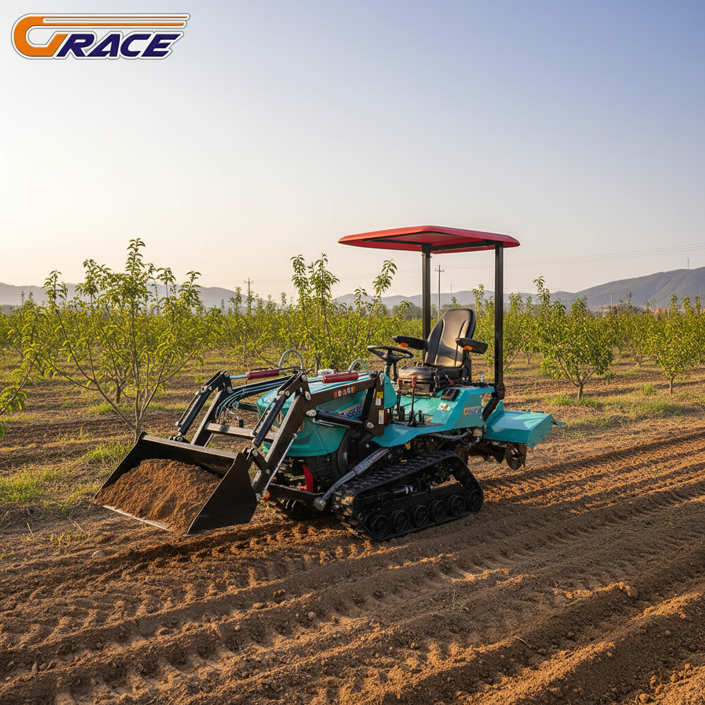 Agriculture Farming Products - Customize Agricultural Crawler Tractor With Rotary
