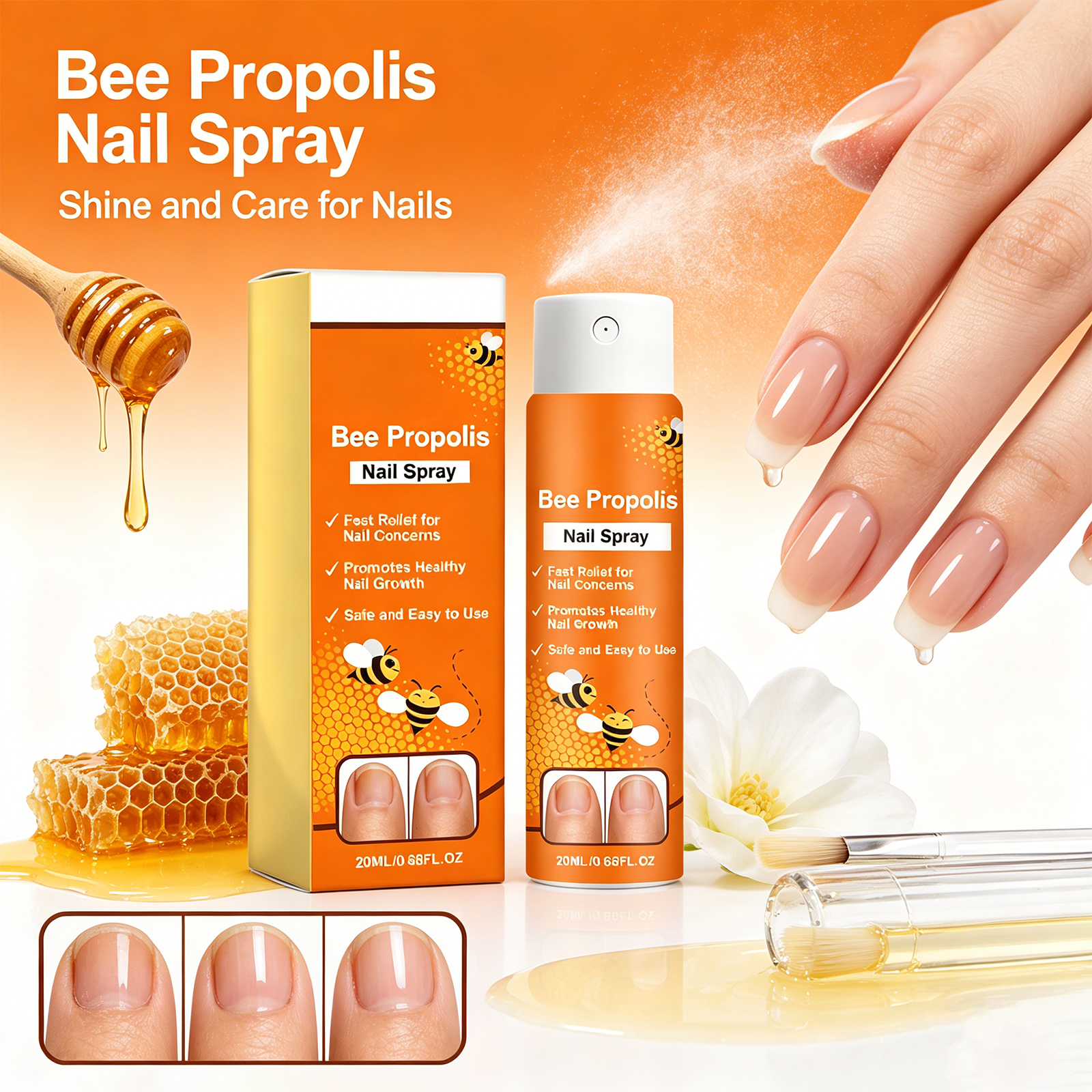 Plant Growth Regulator - Nail Care Spray Moisturizing Nourishing Cuticle