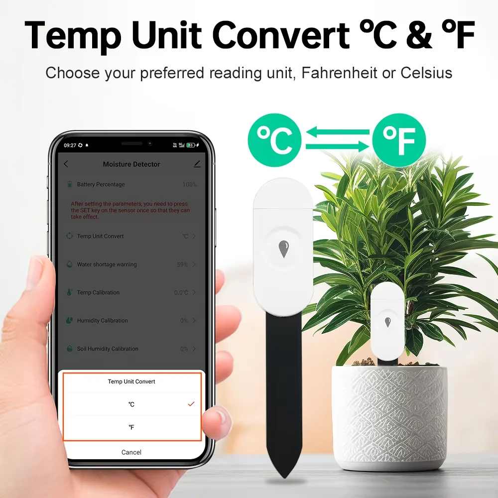 Zigbee Soil Moisture Sensor Hu - Plant Growth Regulator avaliação e preço