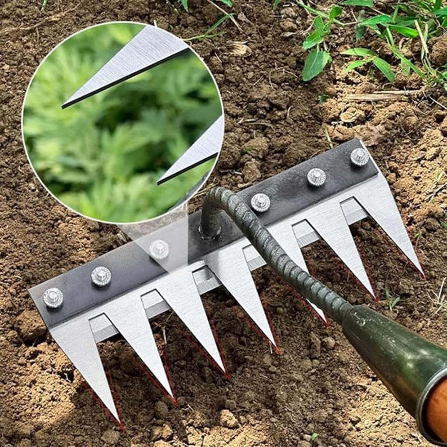5/6/7/8 Teeth Metal Rake Garde - Agriculture Farming Hand Tools avaliação e preço