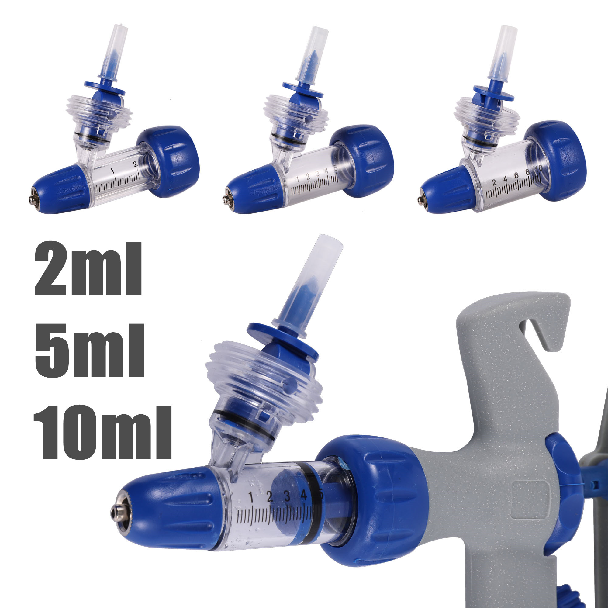 2/5/10ml Automatic Continuous  - Veterinary Syringe Gun avaliação e preço