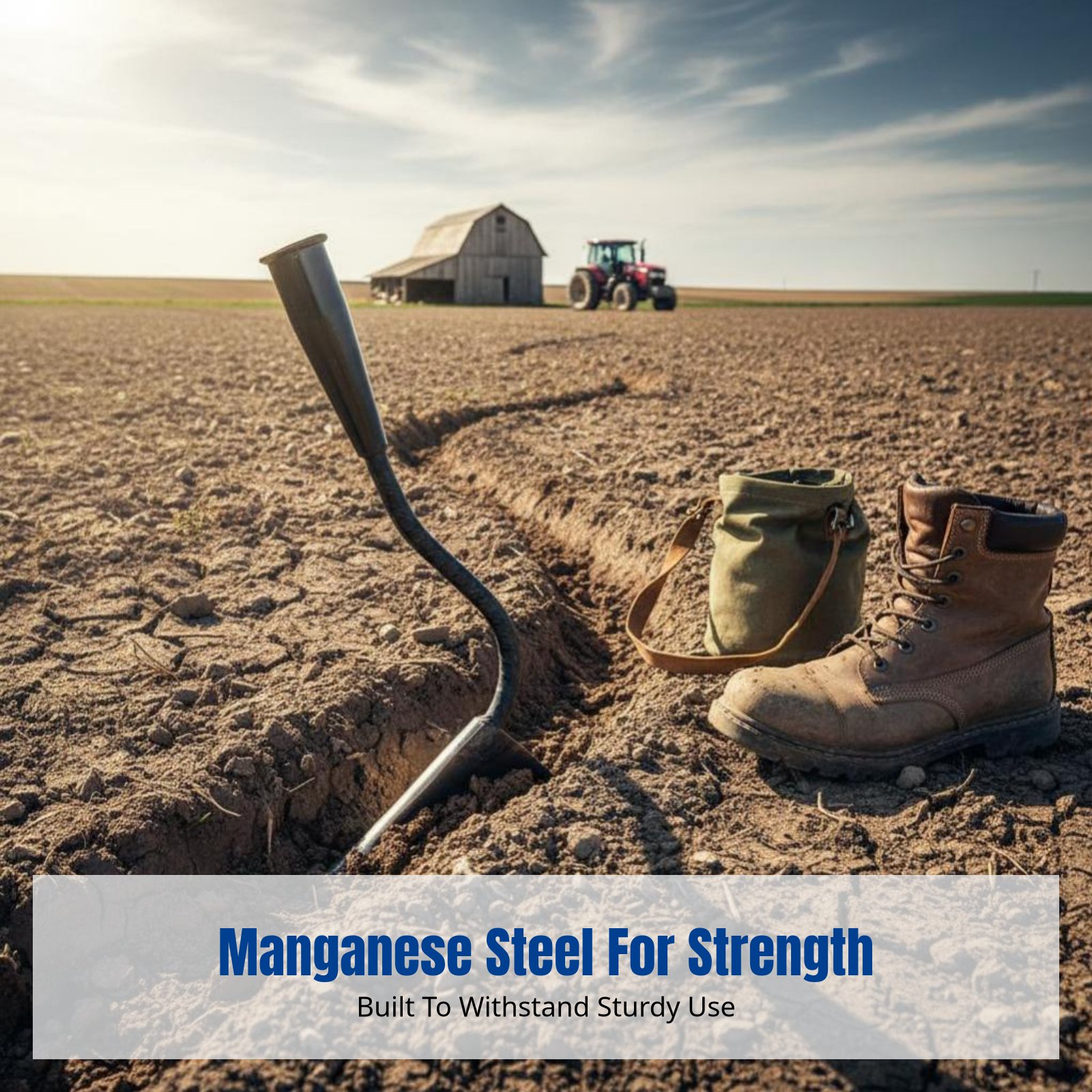 Thickened Manganese Steel Tria - Agriculture Farming Hand Tools avaliação e preço