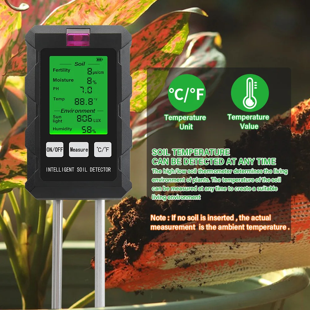 ST03 Six-in-One Soil Tester Mo - Plant Growth Regulator avaliação e preço