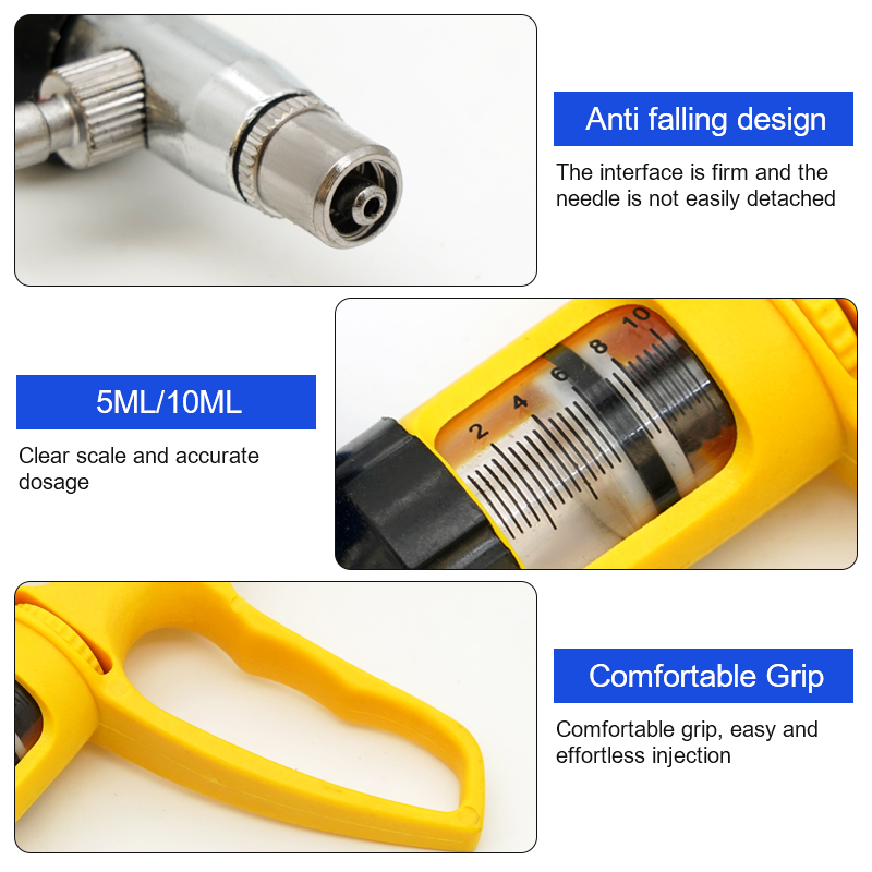 5ml/10ml Veterinary Drench Gun - Veterinary Syringe Gun avaliação e preço