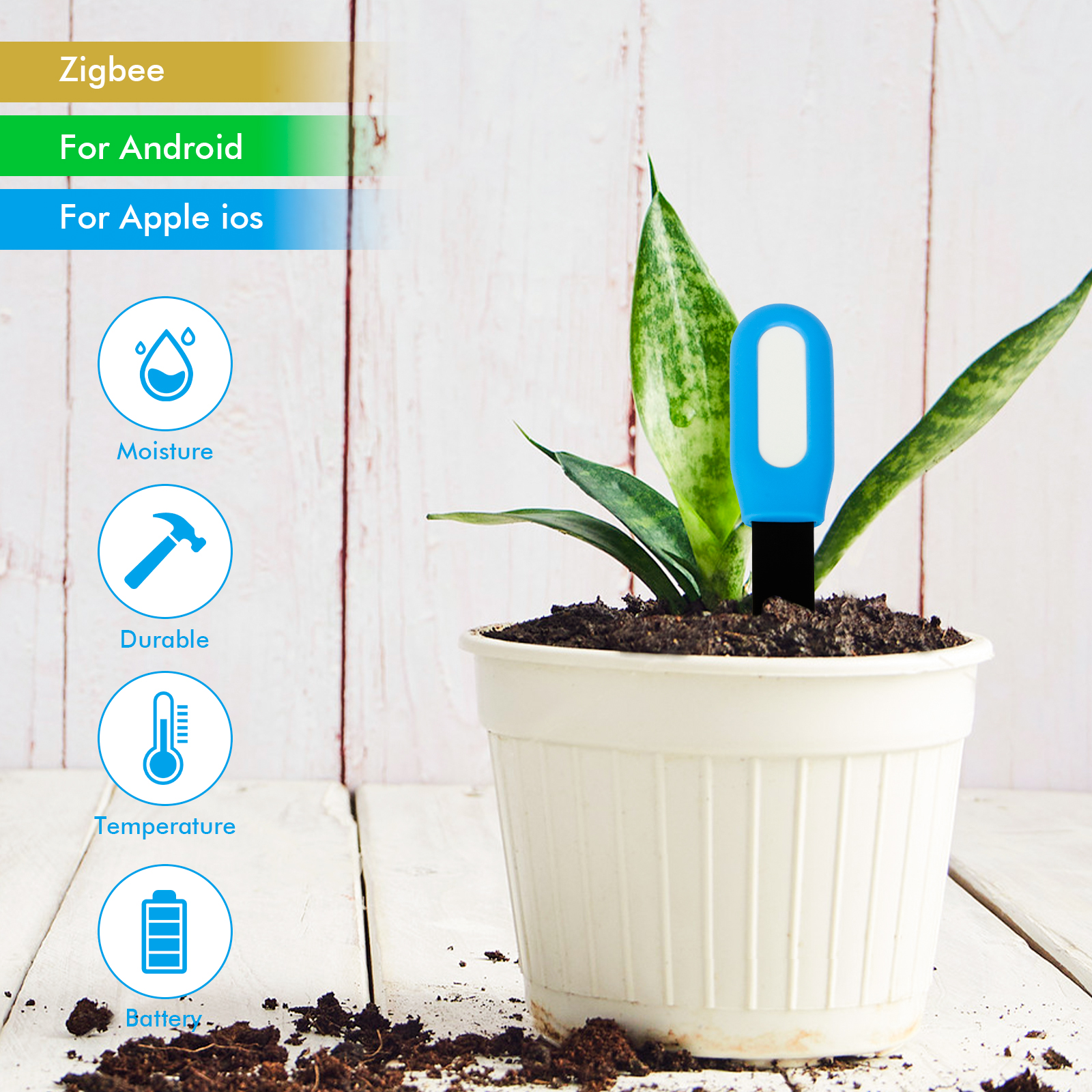 Zigbee Plant Acidity Humidity  - Plant Growth Regulator avaliação e preço