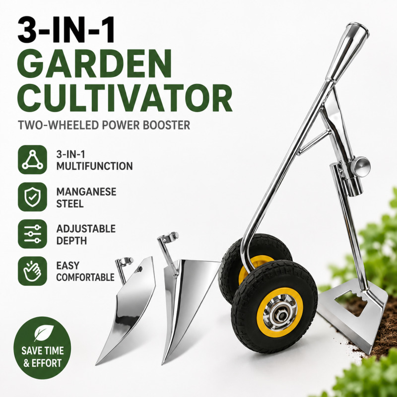 3 in 1 Hoe MultiPurpose Farmin - Agriculture Farming Hand Tools avaliação e preço
