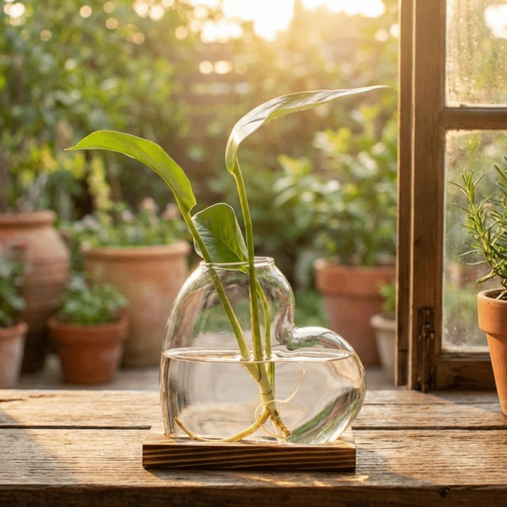 Transparent Hydroponic Glass V - Plant Growth Regulator avaliação e preço